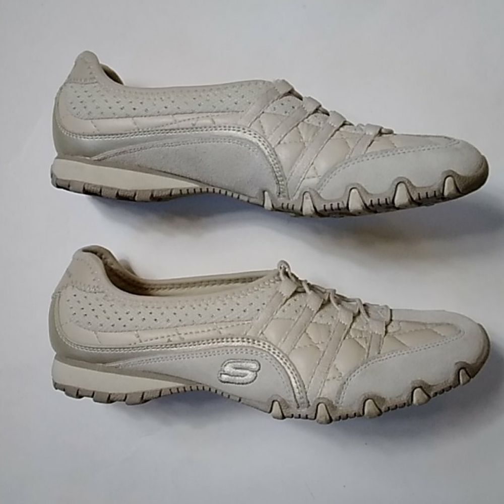 SKECHERS SN 21370 LEATHER TEXTILES UPPER SHOES - Picture 4 of 8